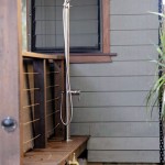Stainless Steel Outdoor Shower installed Newport NSW
